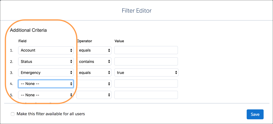 Filter het Gantt-diagram met behulp van extra velden.