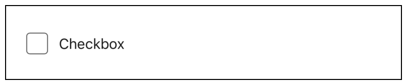 Component Selectievakje Gegevensvastlegging