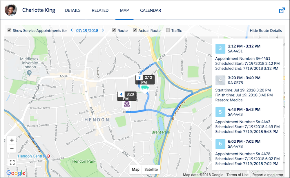 Mapa do recurso