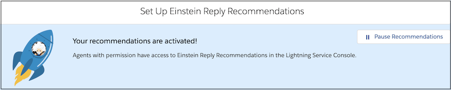 Knappen Pausa rekommendationer