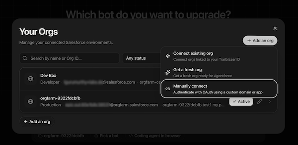 Add an org