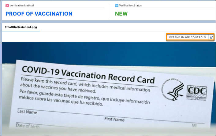 screenshot showing the expand image control