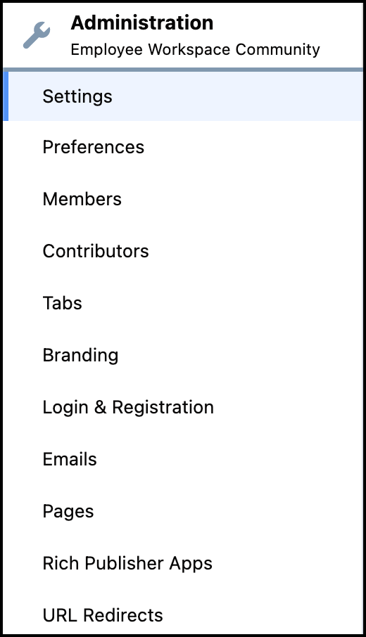 Experience Builder Activation Settings
