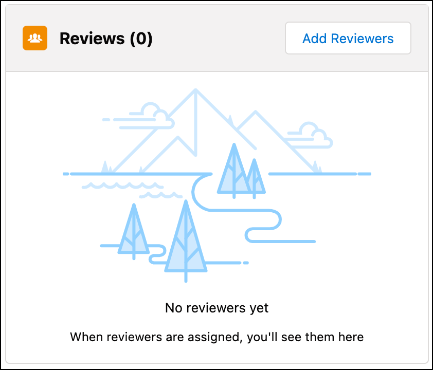 Reviewer Management component showing the Add Reviewers button