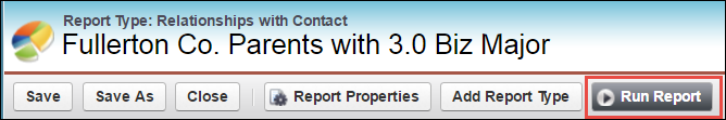 Run Report button