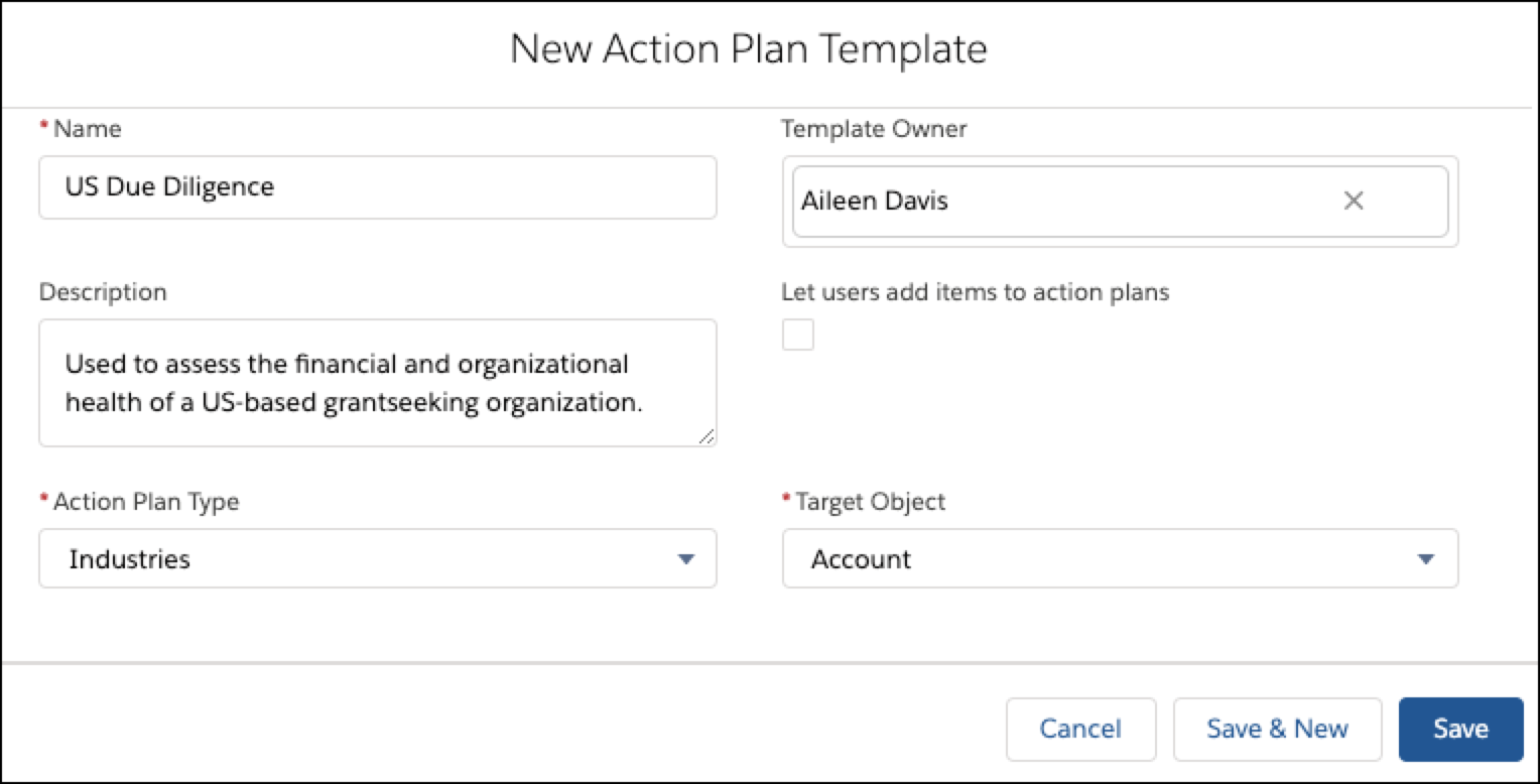 Action Plan Template