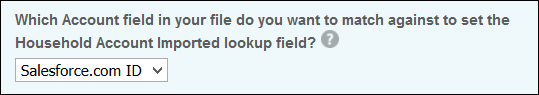 Matching against Salesforce.com ID