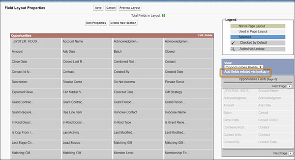 Add related fields via lookup