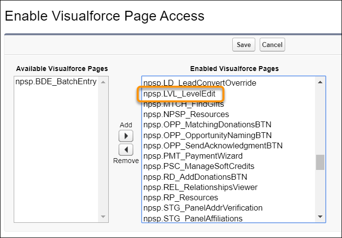 Visualforce page access