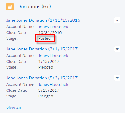 Confirm posted status