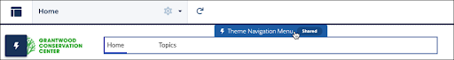Theme Navigation Menu