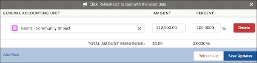 Enter amount to disburse