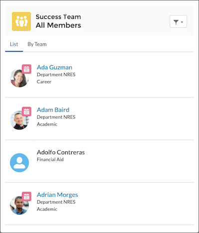 The SSH Success Team component