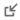 The Pop-in icon, which is an arrow that points down and to the left
