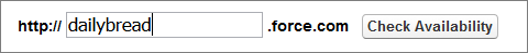Check availability or domain name