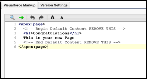 Placeholder Visualforce Markup