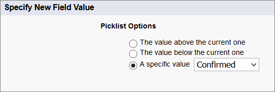 Specify field value for the web signup workflow rule
