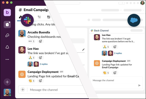 Salesforce channels in a record