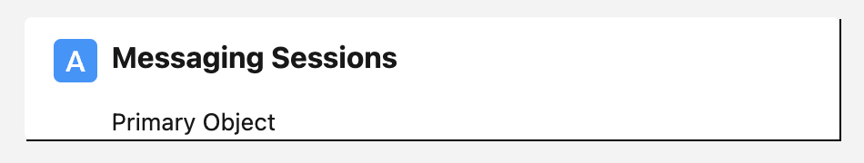 Report with Messaging Sessions as the primary object