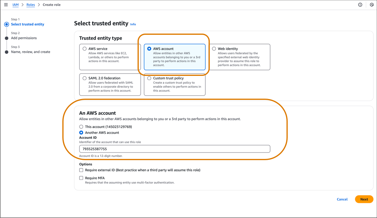 Trusted entity type
