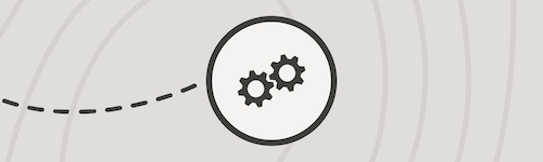 Icon representing gears