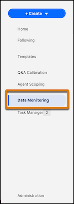 View data monitor in Tableau Next