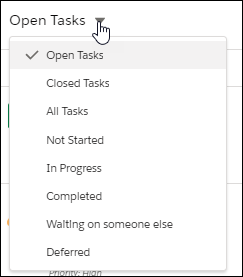 Task status