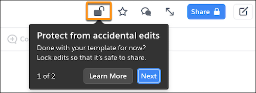 "Protect from accidental edits" guidance for lock icon