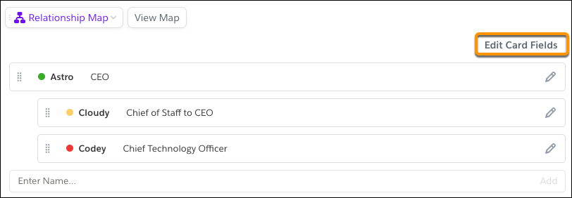 Edit Card Fields button highlighted