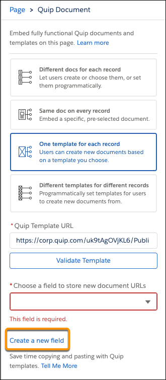 Create a new field hightlighted in the Doc component