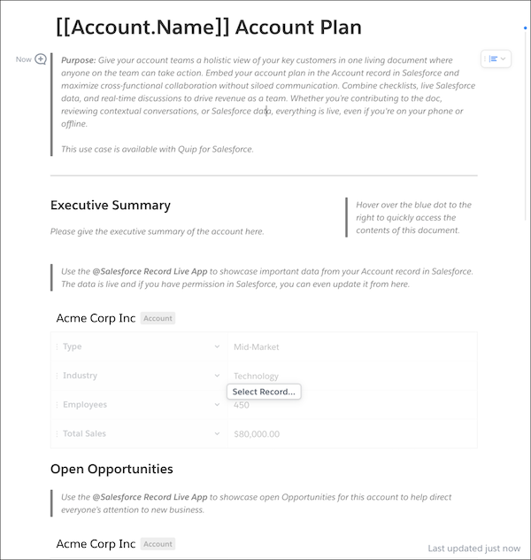 Account Plan template