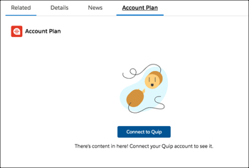 Connect to Quip site.
