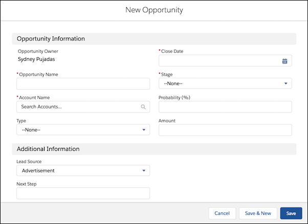 new opportunity