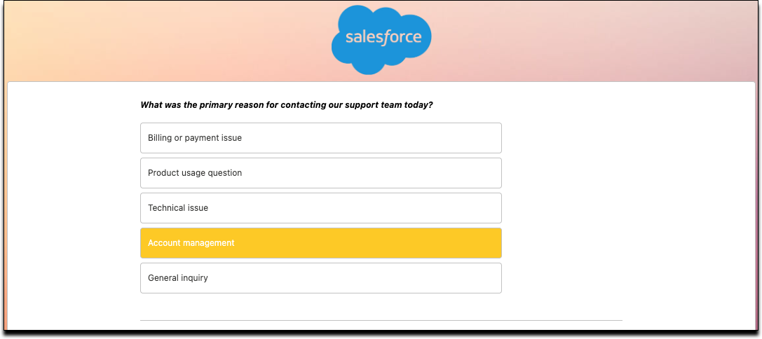 Adjust the padding between the logo and the first question.