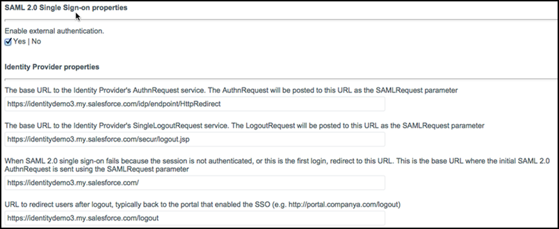configure identity provider properties in ServiceNow