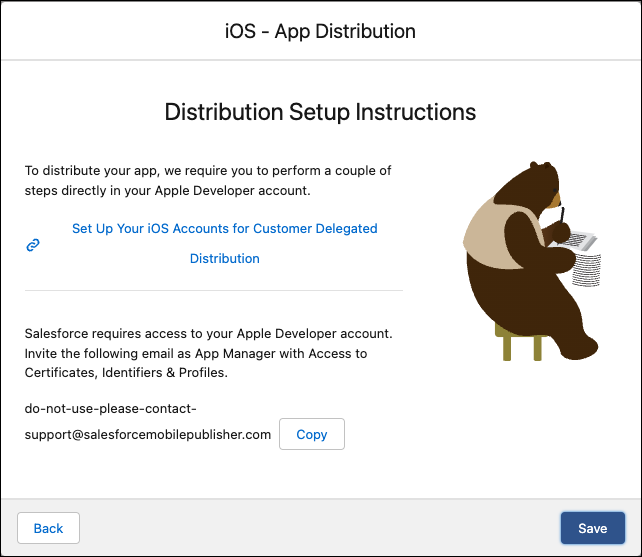 iOS copy email