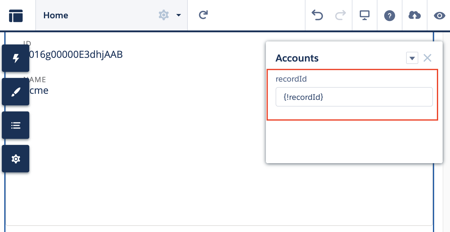 LWC community page record Id