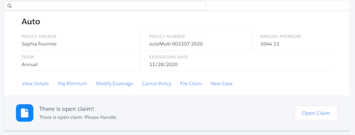 Screenshot of wideCardSmart template