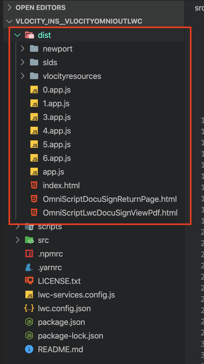 OmniOut dist folder