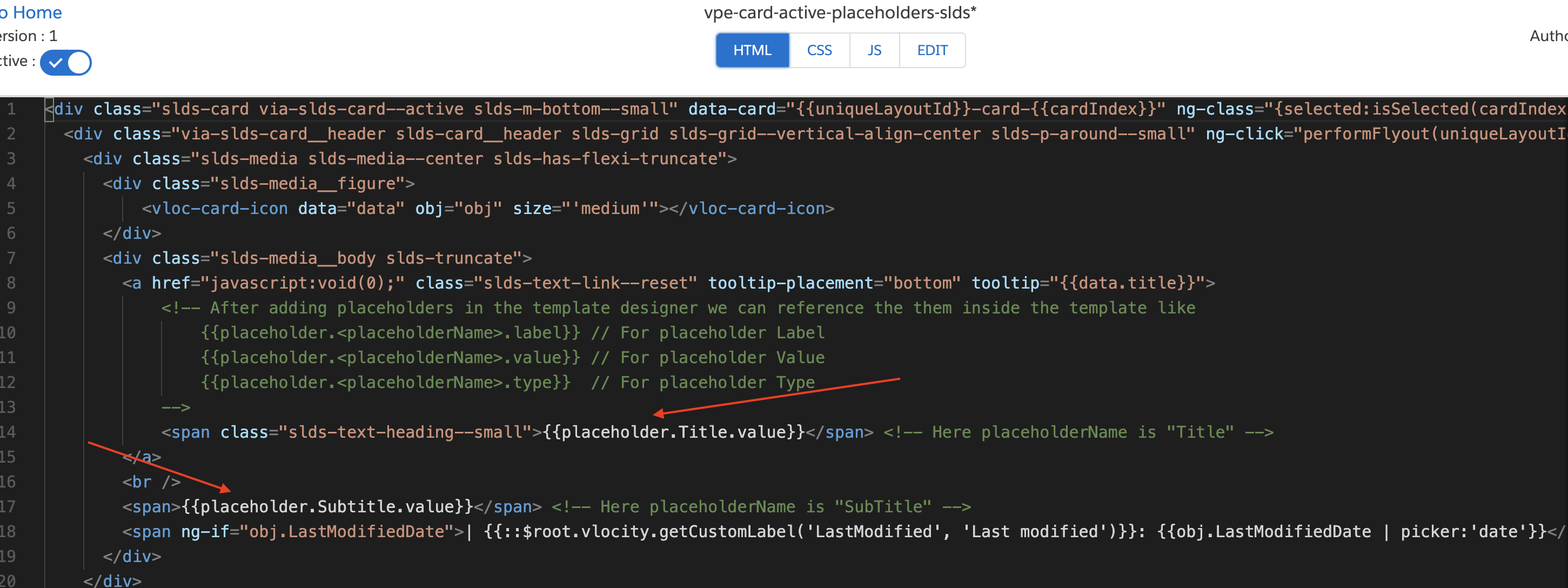 Sample code