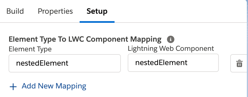 Example nested custom Lightning web component that becomes included in the OmniScript download