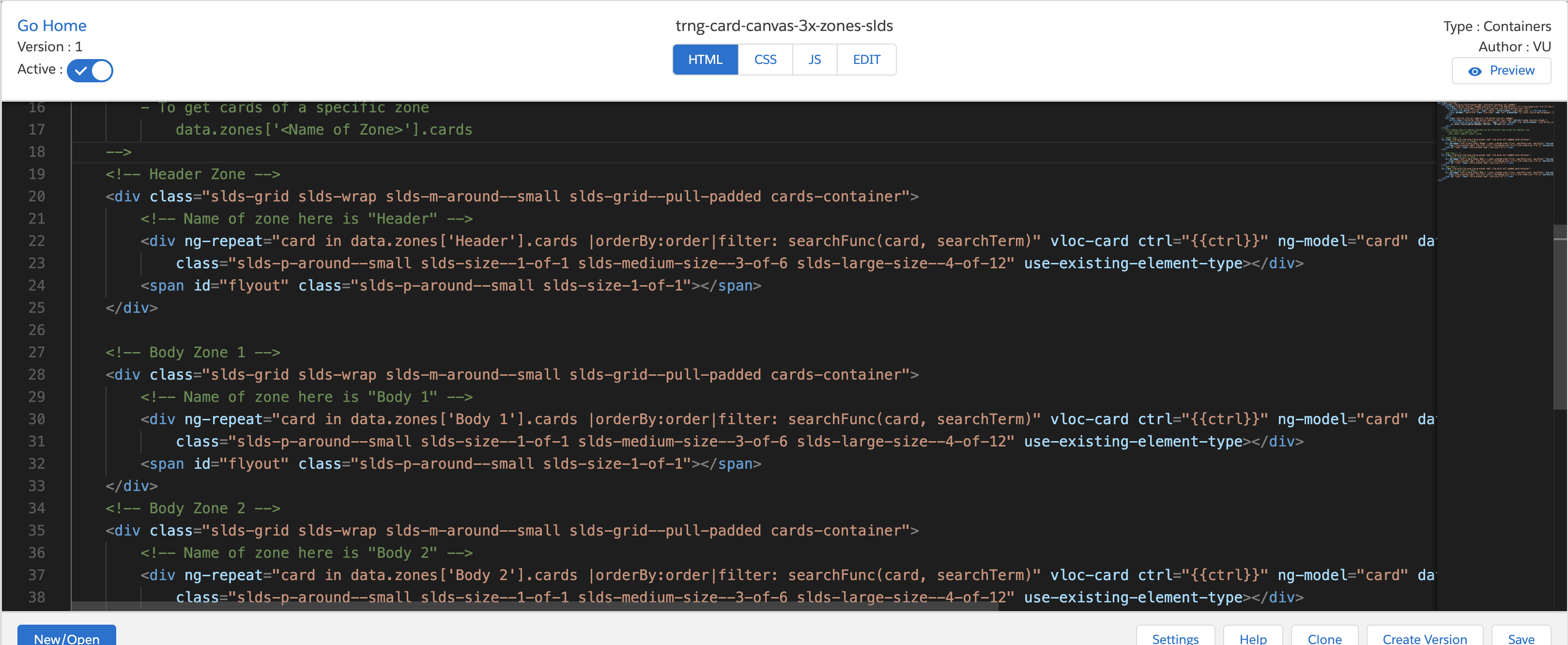Sample code