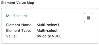 要素の null 値の設定