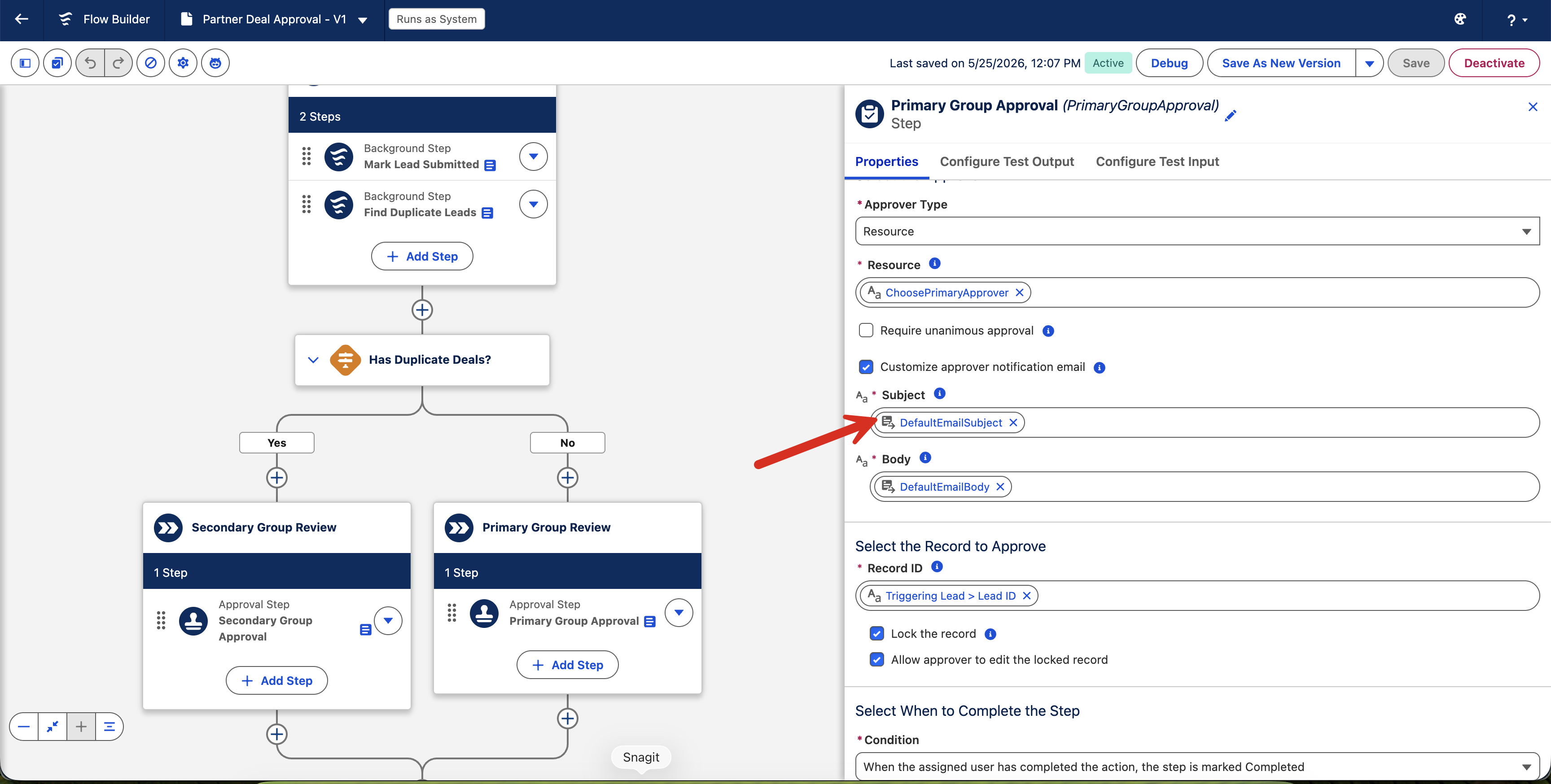 parnter deal approval flow