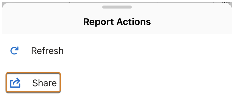 Uppdaterar en rapport.