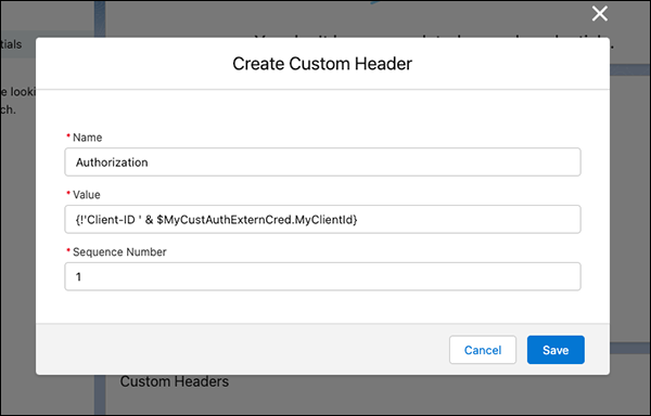 Create a custom header with fomulas