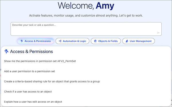 Setup Home with categorised recommendations