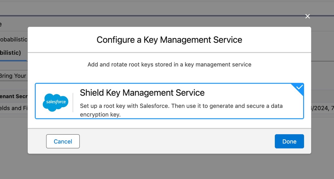 Create a root key