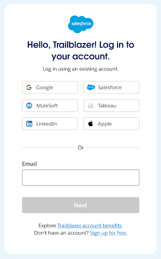 Trailblazer.me login
